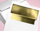 Ornate Scroll Foil Stamped Folded Note Cards with Lined Envelopes Image 3 of 9